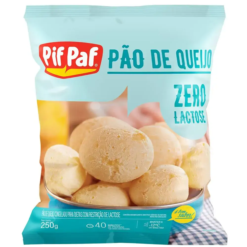 Pao De Queijo Pif Paf 250gr 0 Lactose