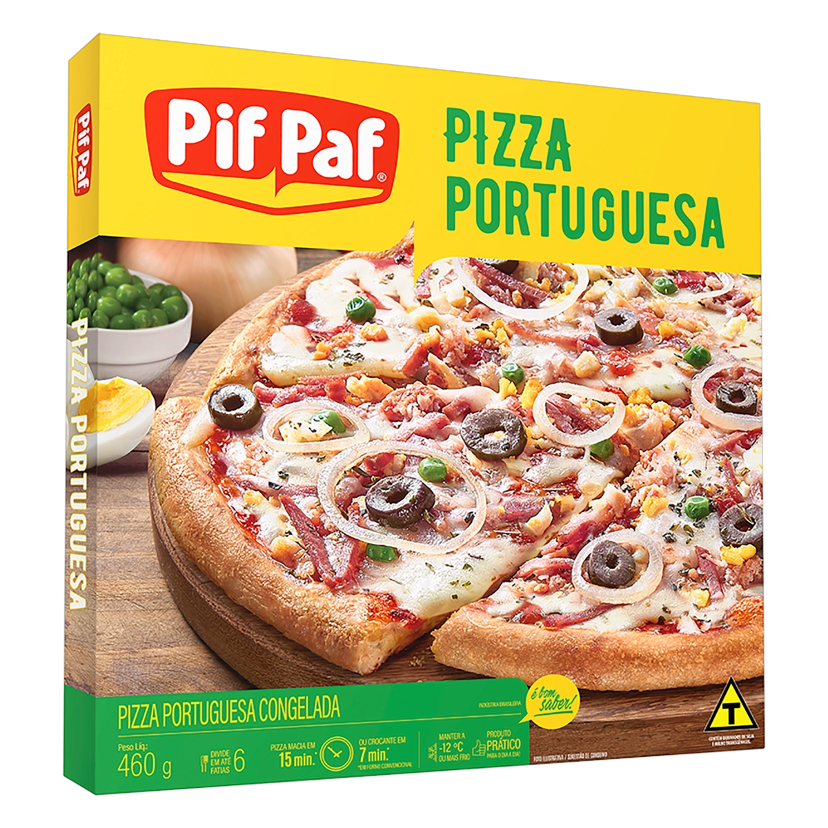 Pizza Portuguesa Pif Paf Caixa 460g