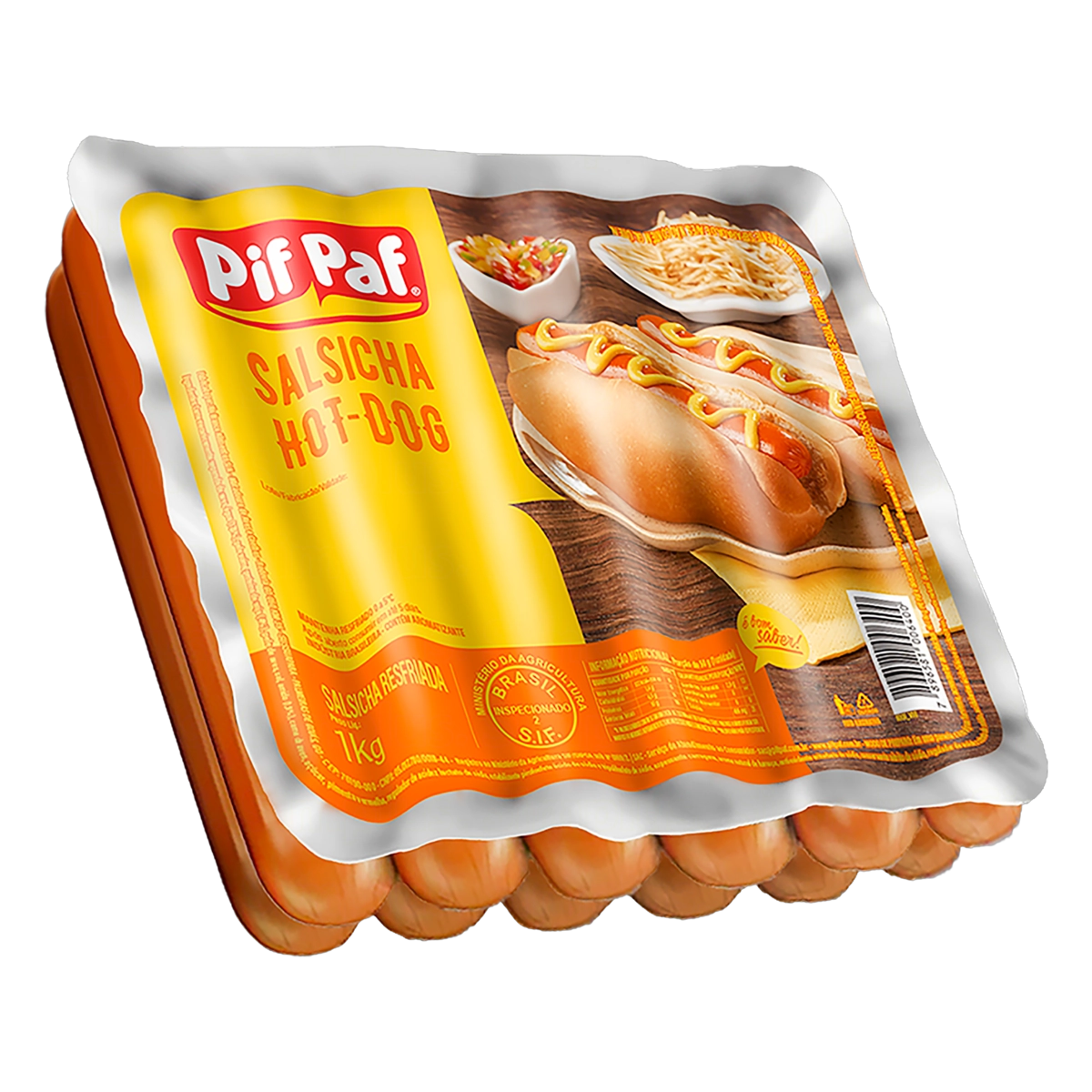 Salsicha Hot Dog Pif Paf 1kg
