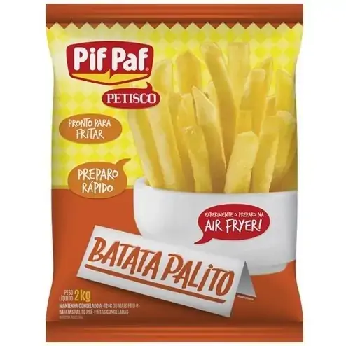 Batata Pre Frita Palito Pif Paf 2kg