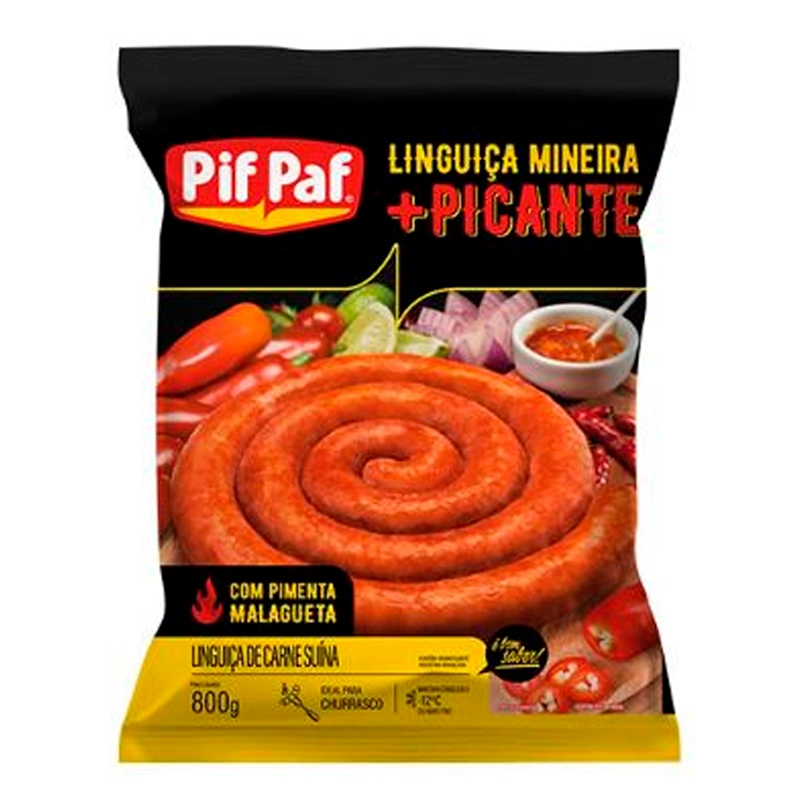 Ling Pif Paf Mineira 800g Apimentada