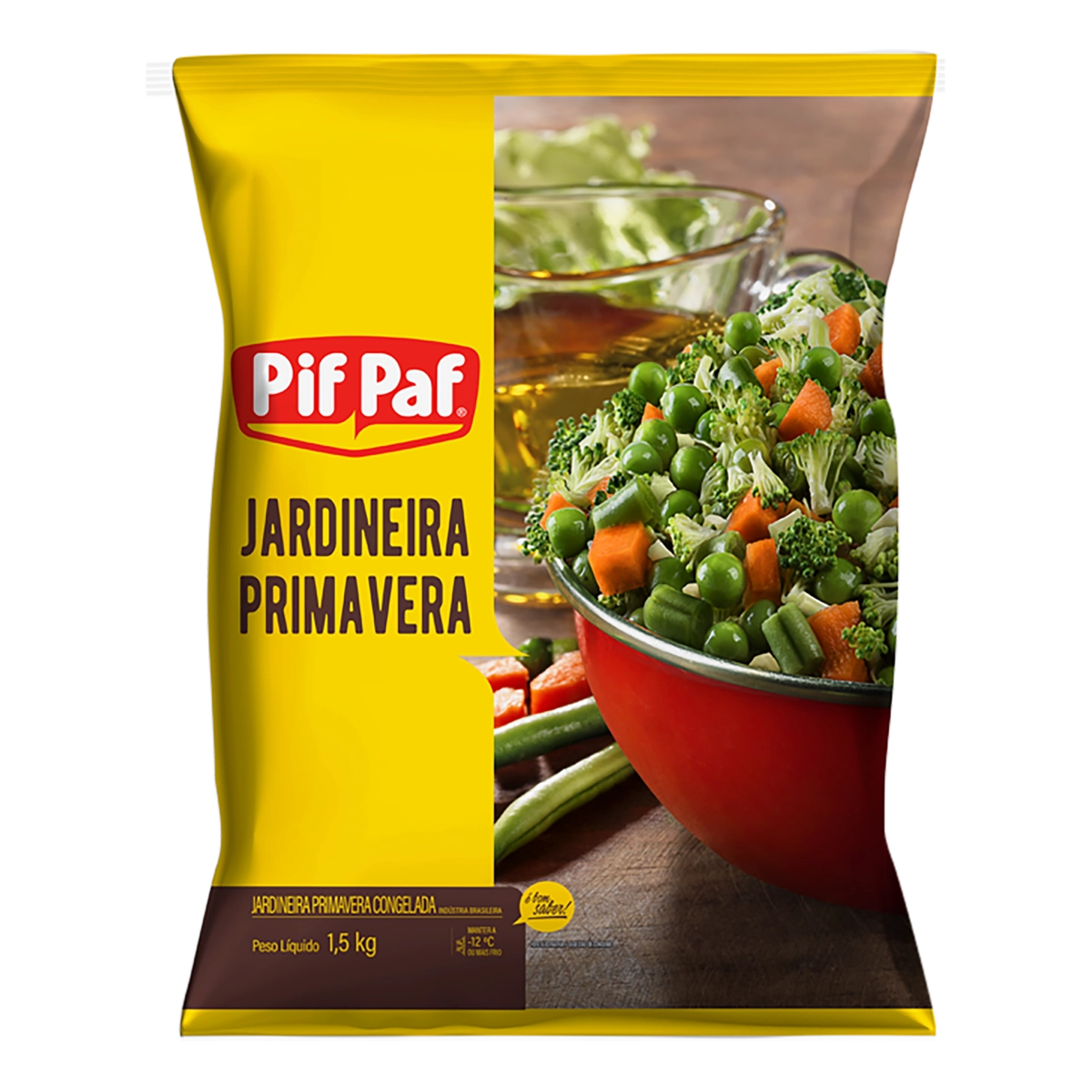 Jardineira Primavera Congelada Pif Paf Pacote 1,5kg