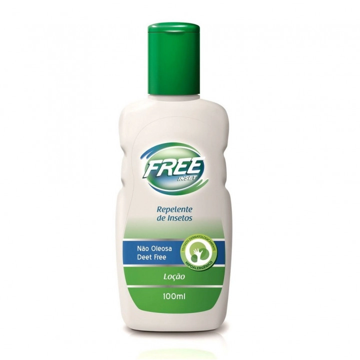 Loção Repelente de Insetos 100ml Free Inset 2080001