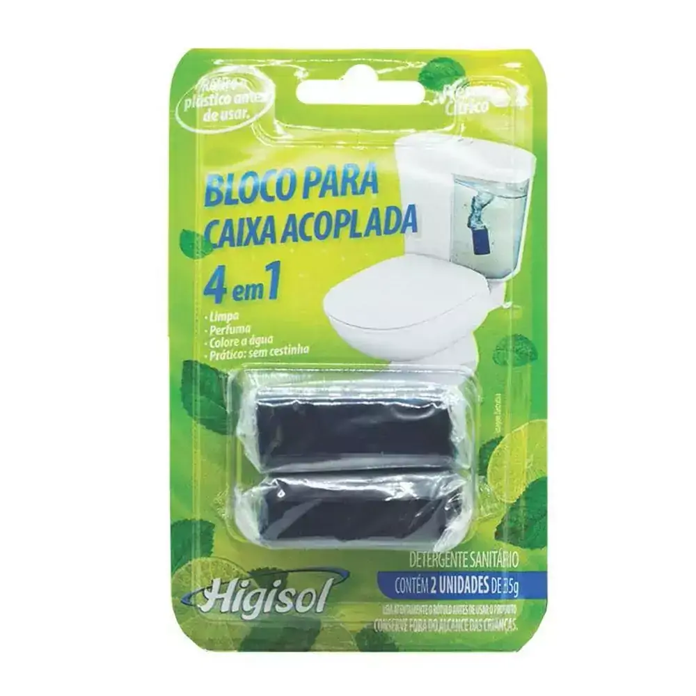 Bloco Sanitário para Caixa Acoplada Cítrico Higisol 2 Unid. 2050063