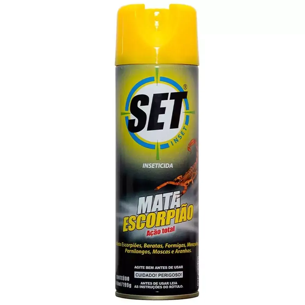Inseticida Mata Escorpião Aerosol 300ml Set Inset 2010037