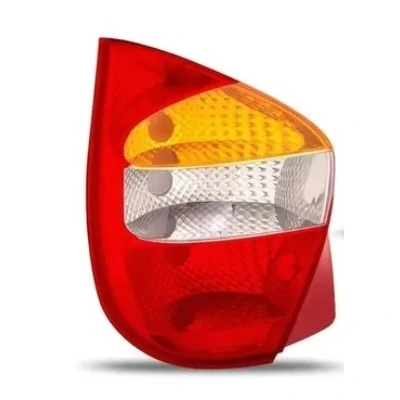 Lanterna Traseira FIAT PALIO Lado Esquerdo Tricolor Carcaça Vermelha - COFRAN 00035174