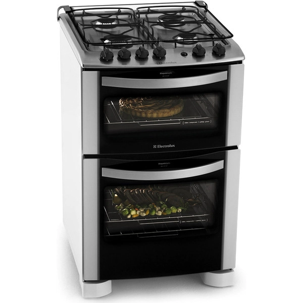 Electrolux Celebrate Duplo Forno 56db Piso 4 Bocas Branco