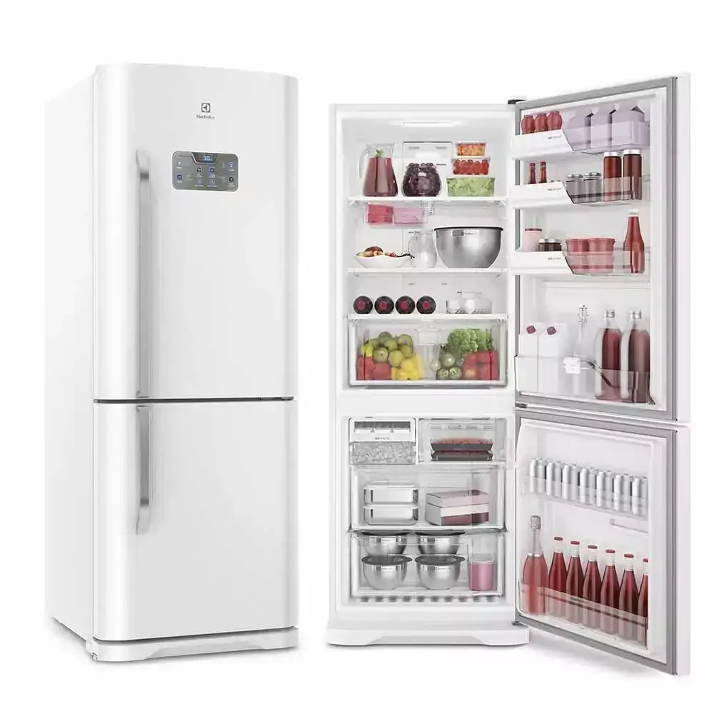 Refrigerador Electrolux Frost Free Bottom Freezer 454L Branco 127V DB53 - 127v
