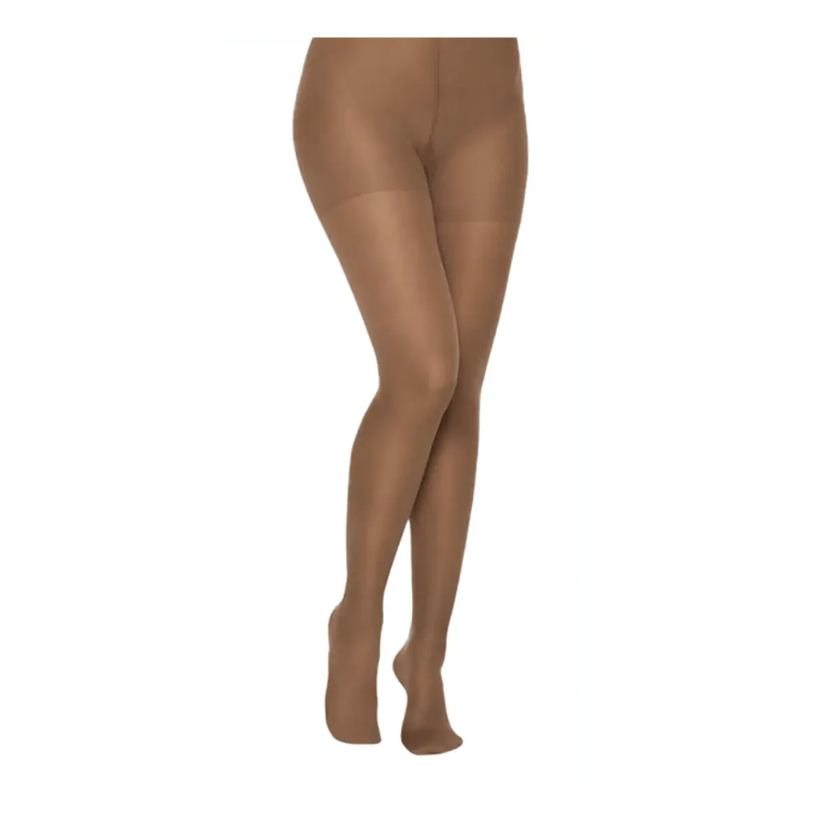 Meia Calça Kendall Média Compressão com ponteira GG Castanho