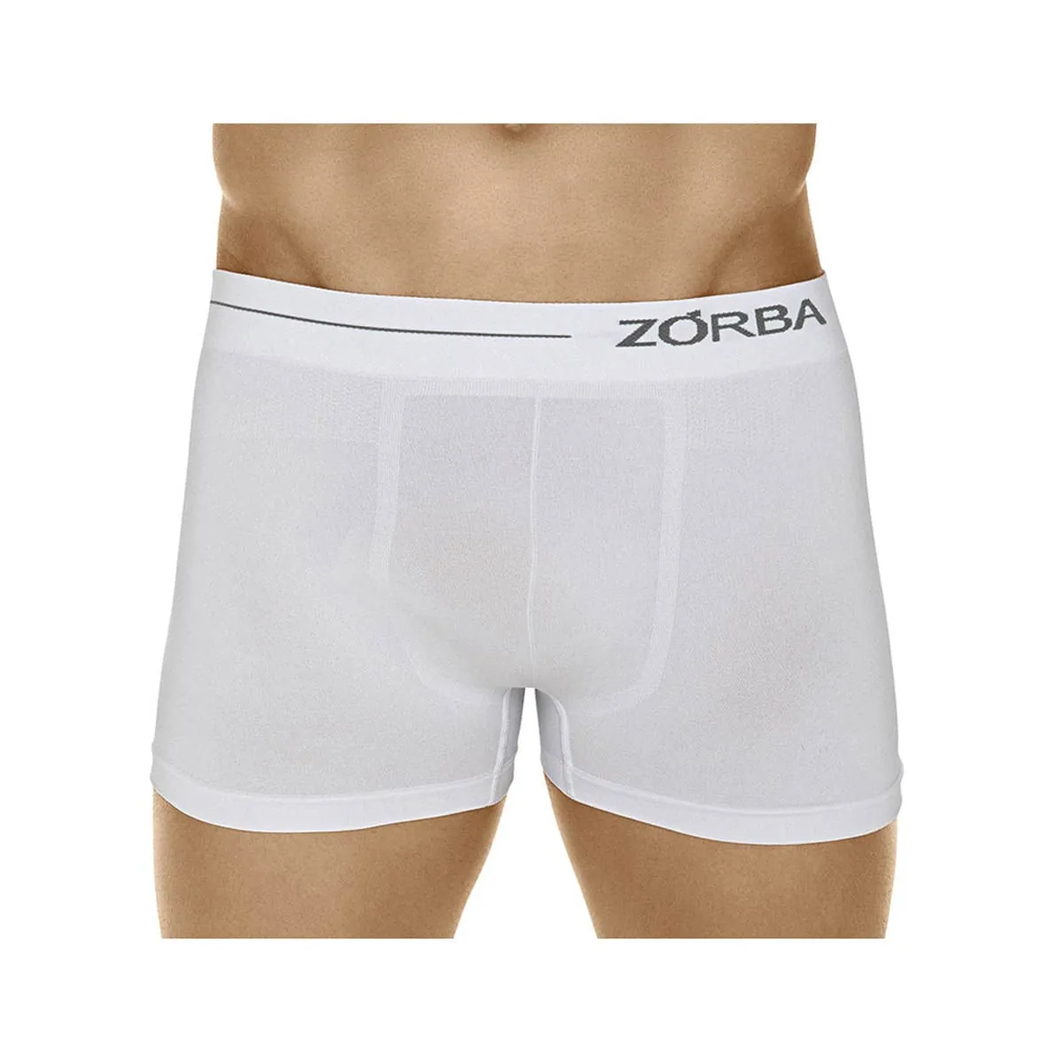 Cueca Boxer Zorba Microfibra Side P Branca
