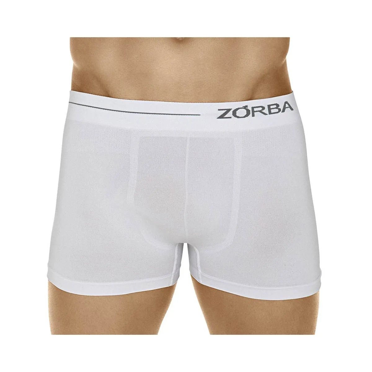Cueca Boxer Zorba Microfibra Side M Branca