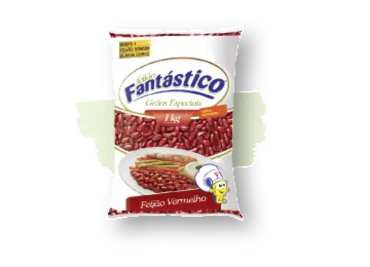 Feijao Fantastico 1kg Vermelho Tipo 1
