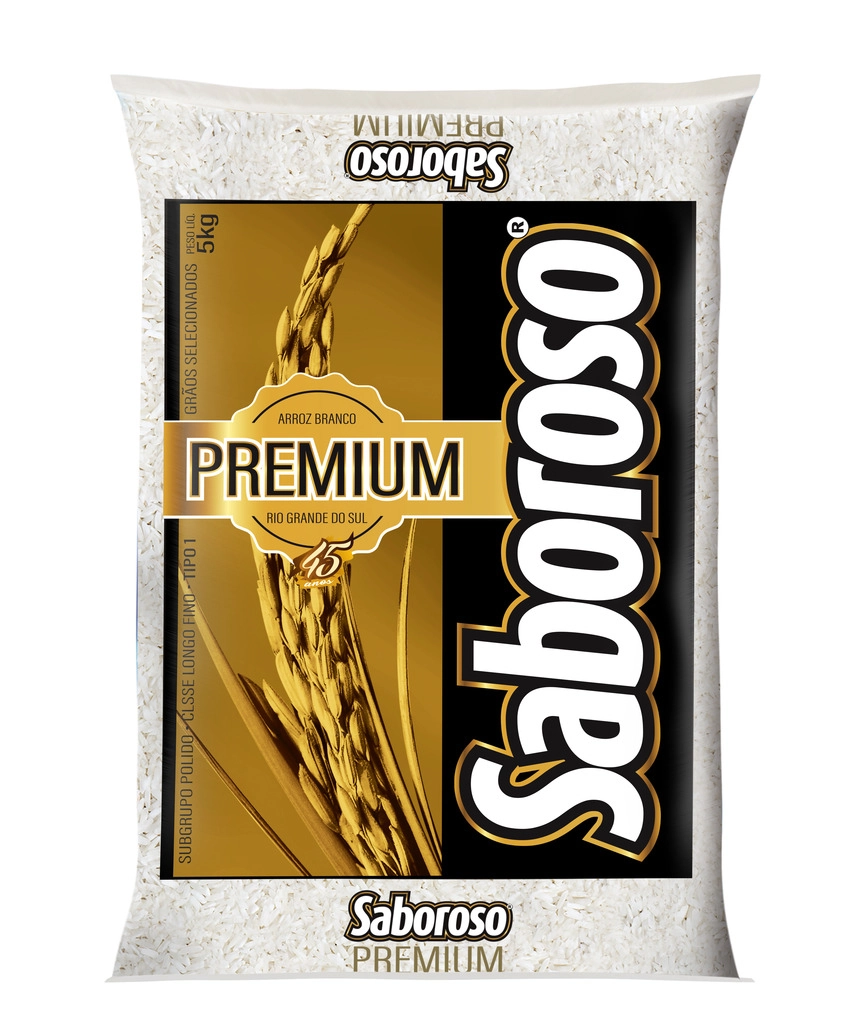 Arroz Saboroso Premium 5kg Tipo 1