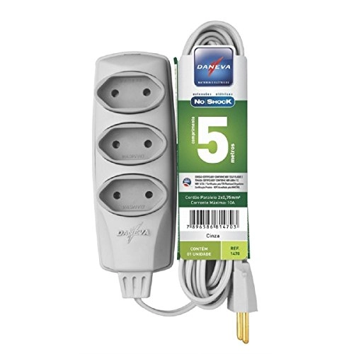 Extensao Daneva 5mt No Shock Cinza