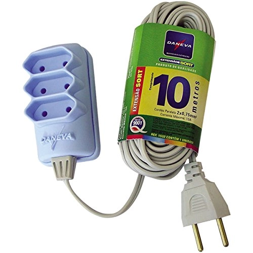 Extensao Daneva 10a/250v 10mts Sortido