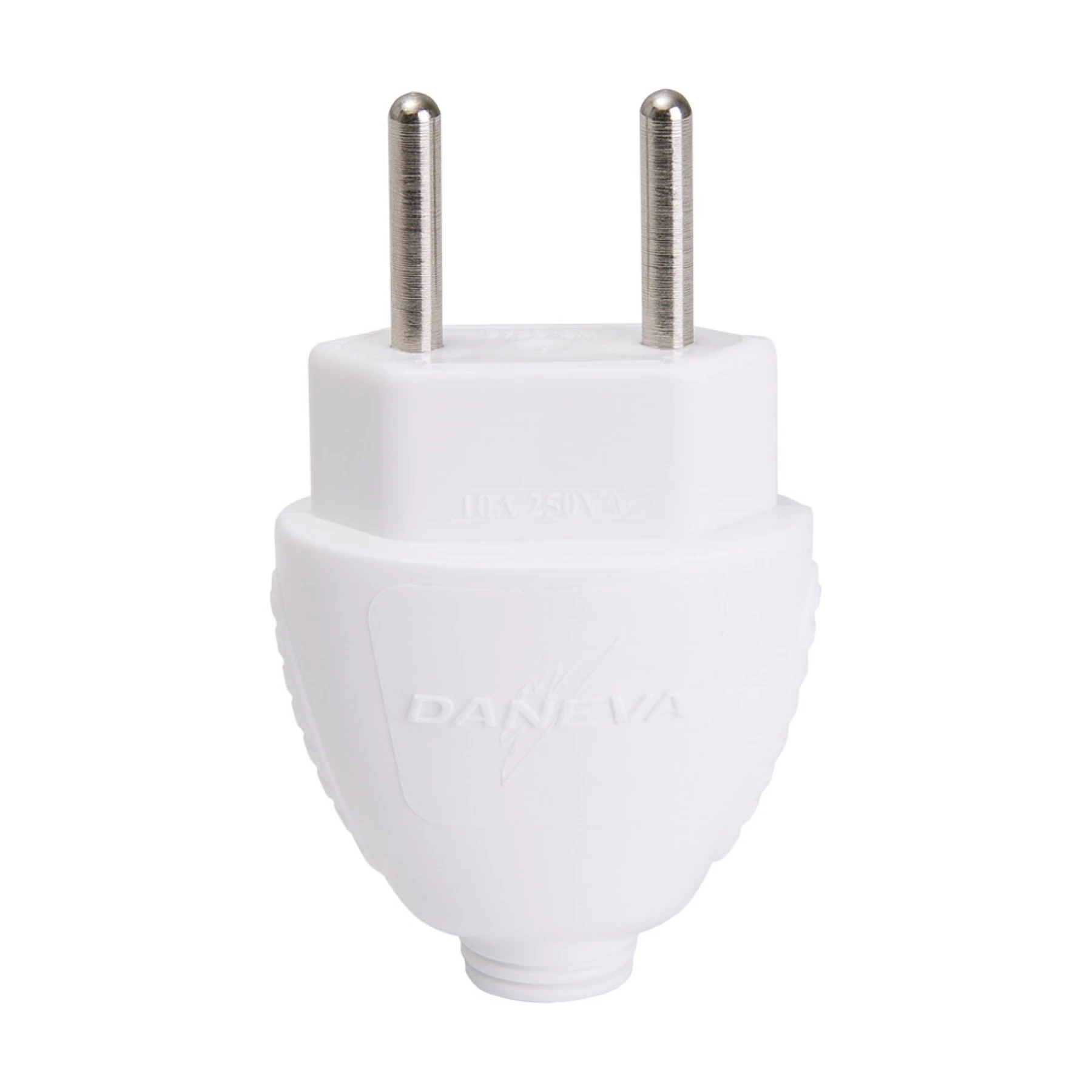 Plugue Desmontável 2P 10A Branco Daneva