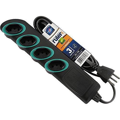 Extensao Daneva Ruller 10a/250v 3mts Grafite