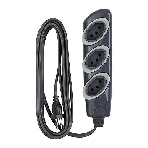 Extensao Daneva No Shok 45 10a/250v 3mts Grafite