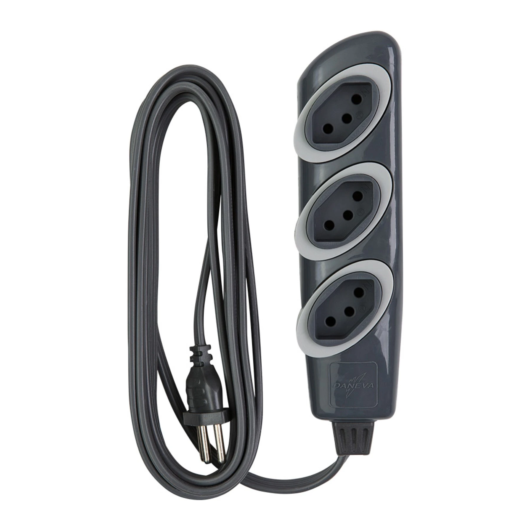 Extensao Daneva No Shok 45 10a/250v 5mts Grafite