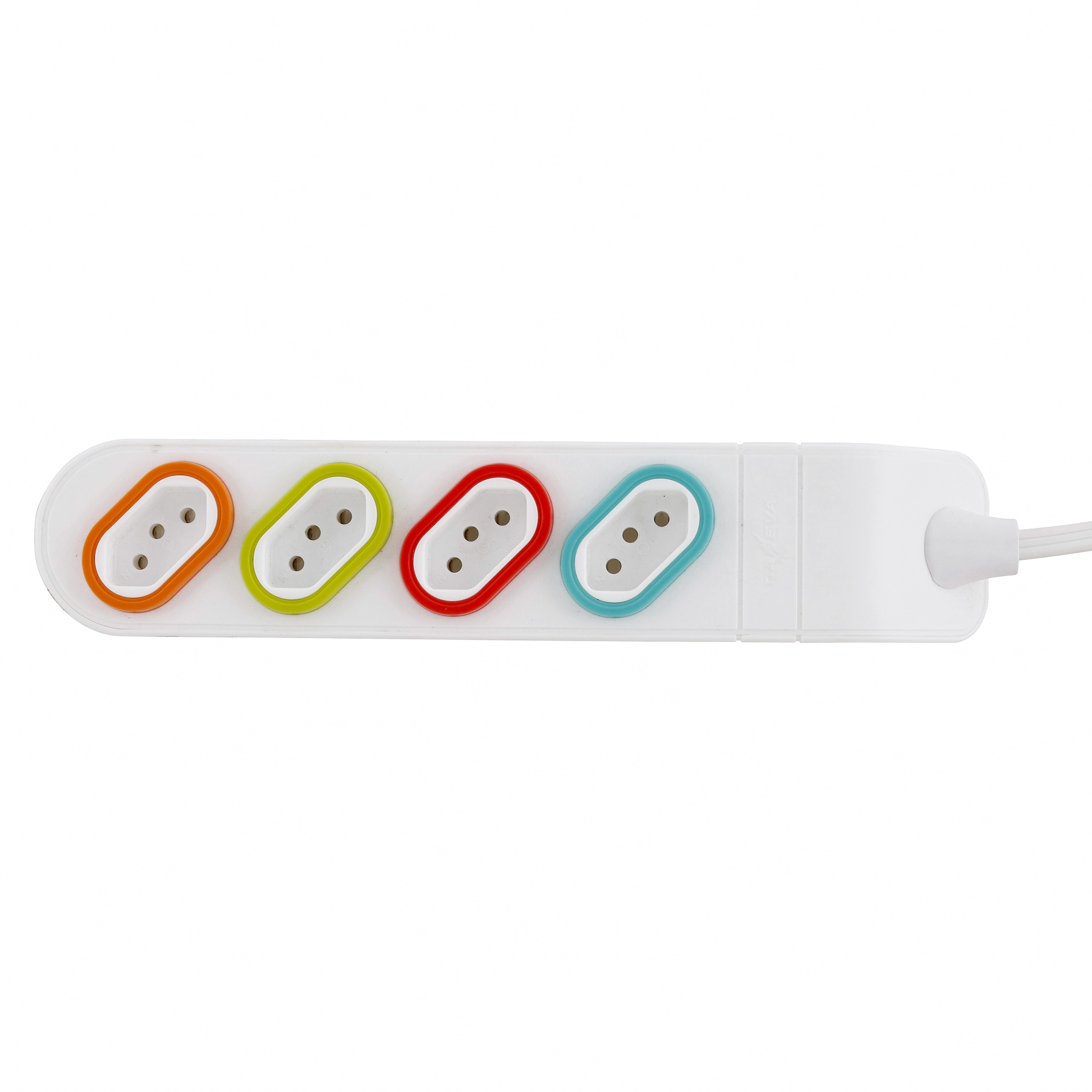 Extensão Elétrica 5 Metros 4 Tomadas 10A Branco Daneva