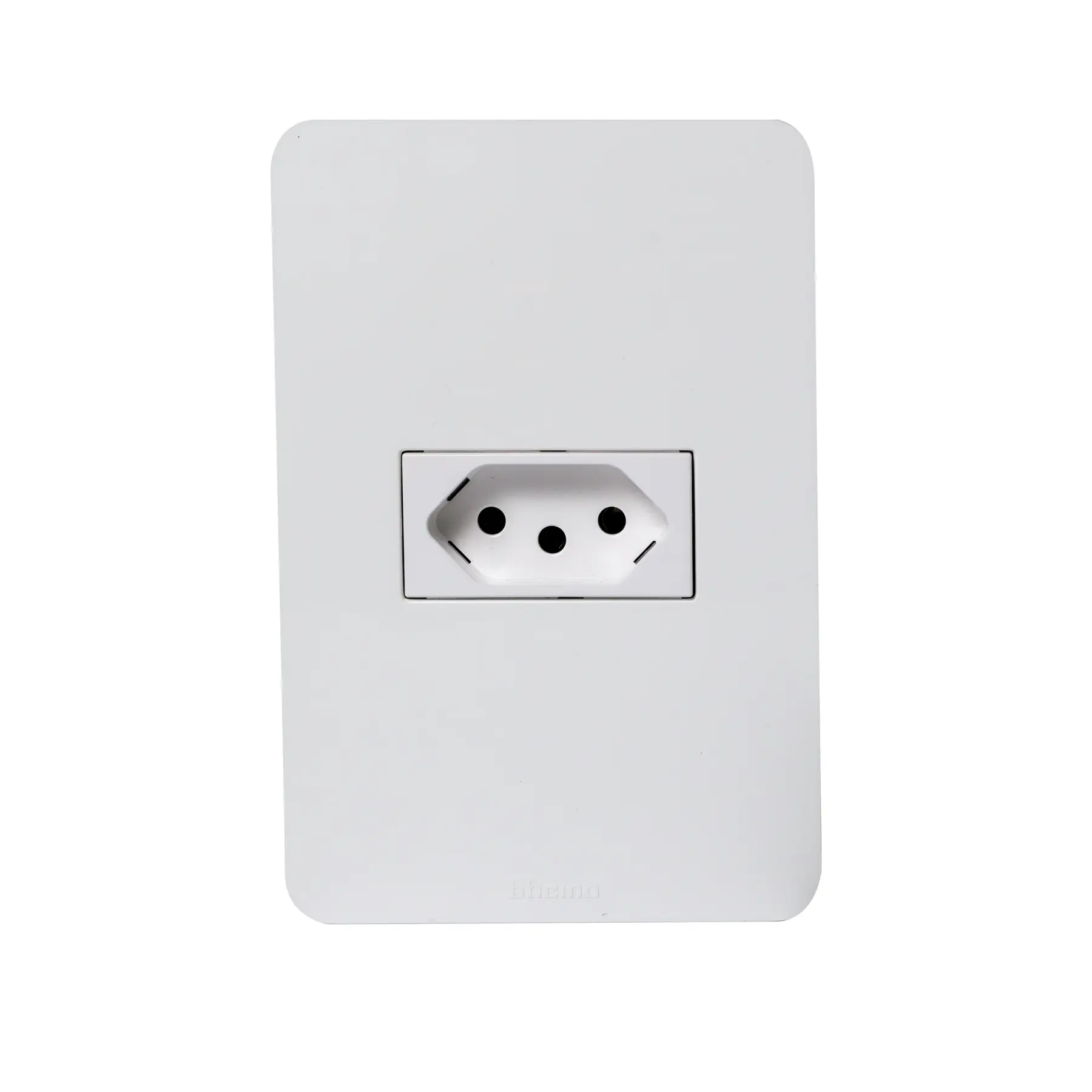 Conjunto Tomada 2P+Terra 20A 230V 4x2 Branco Matix Go Bticino
