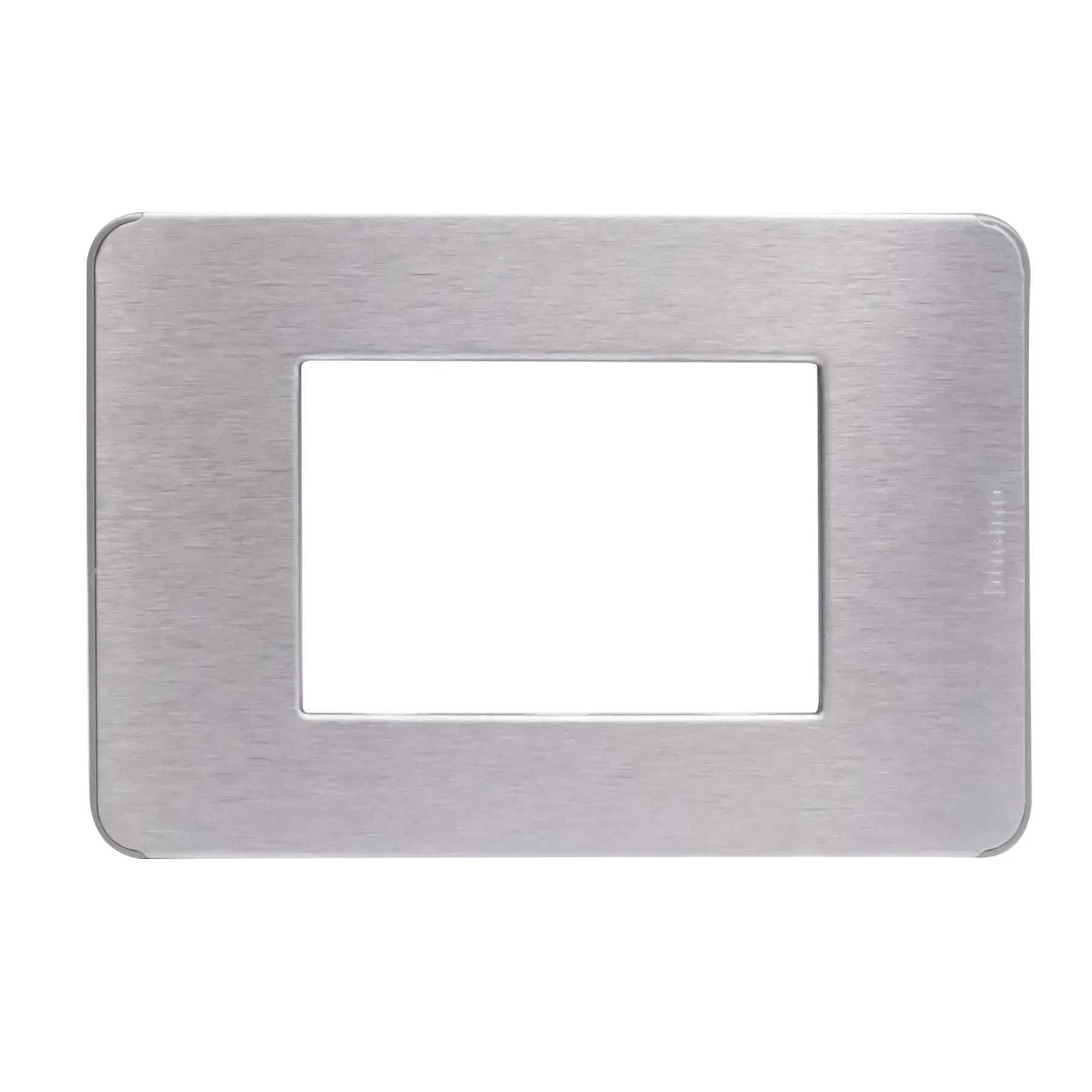 Placa sem Suporte 4X2 Cinza Steel Matix Go Bticino