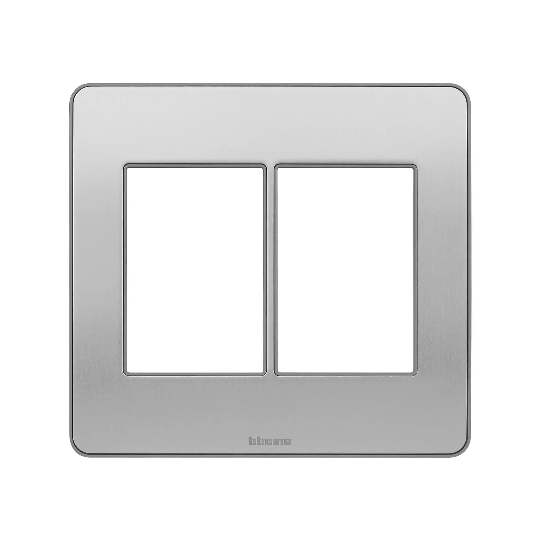 Placa sem Suporte 4X4 Cinza Natural Matix Go Bticino