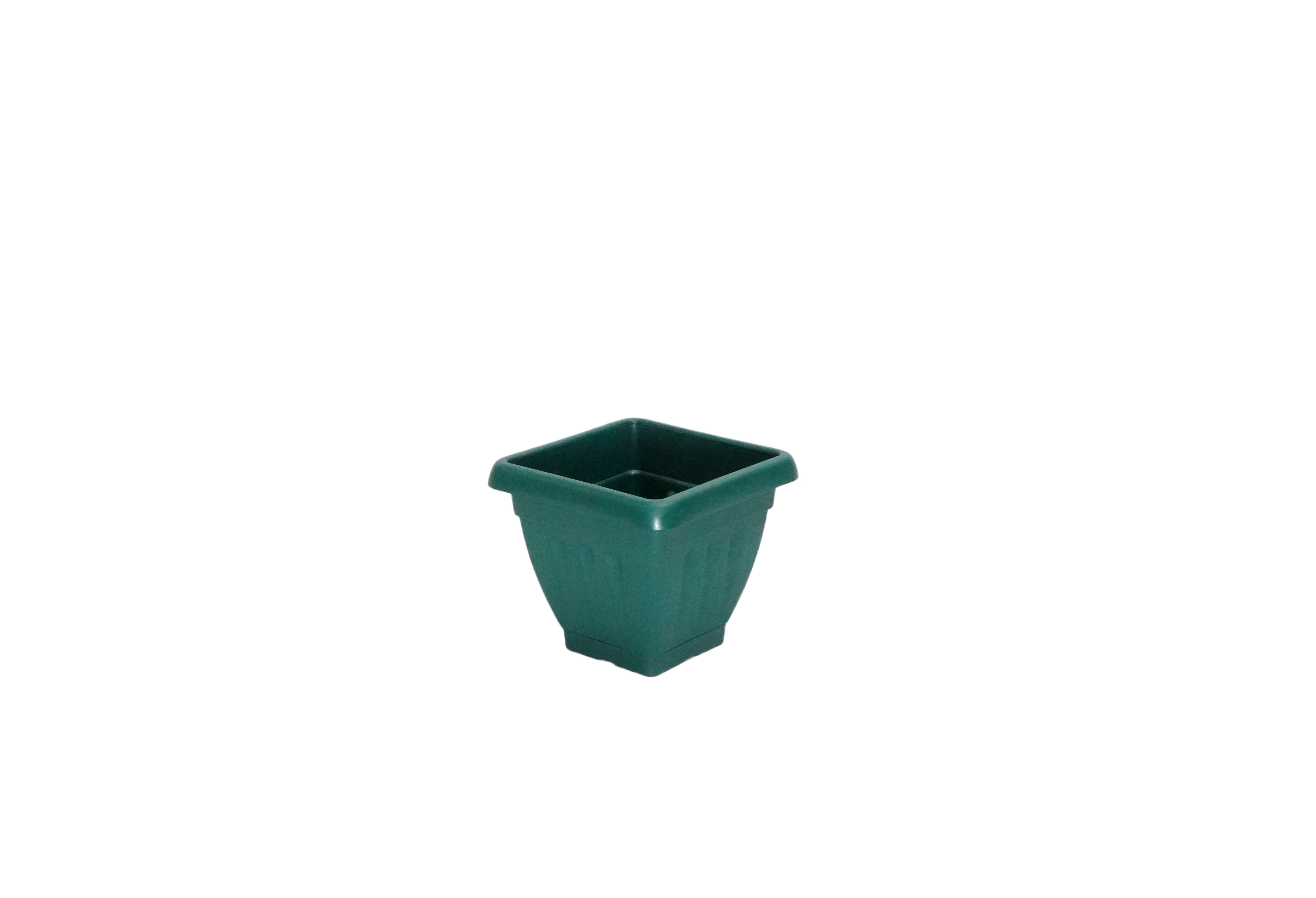 Vaso Quadrado Prato Verde Vqb15 Vd Emeaeme