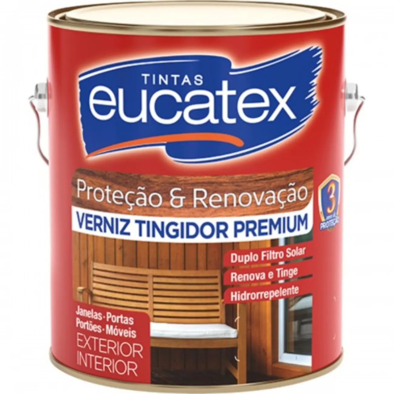 Eucatex Verniz Tingidor Mogno 3,6l