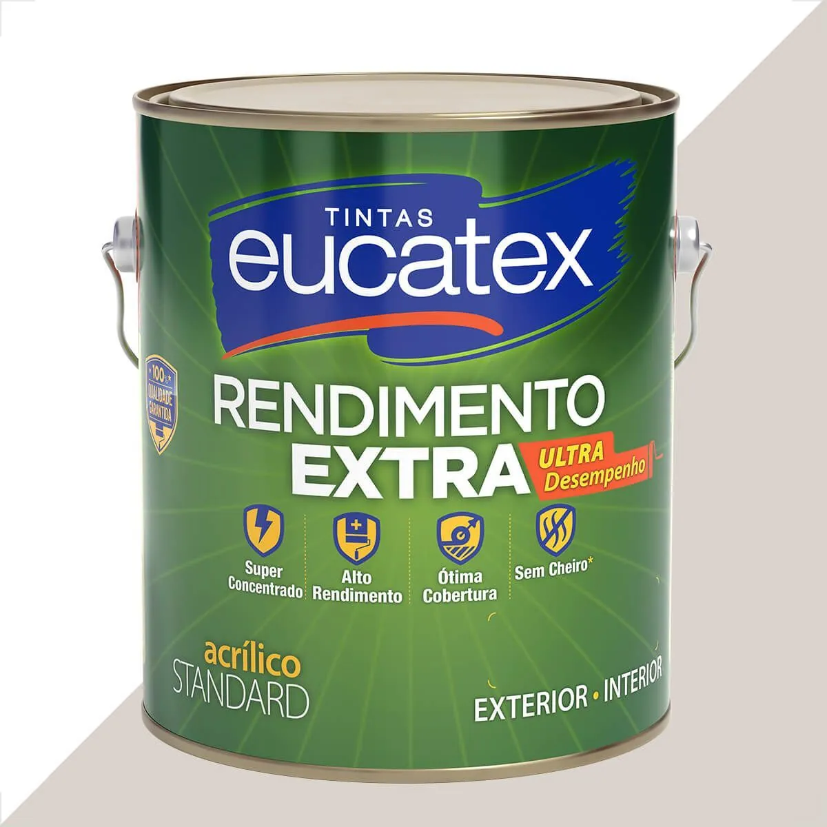 Tinta Latex Eucatex Rendimento Extra Gelo 3600ml