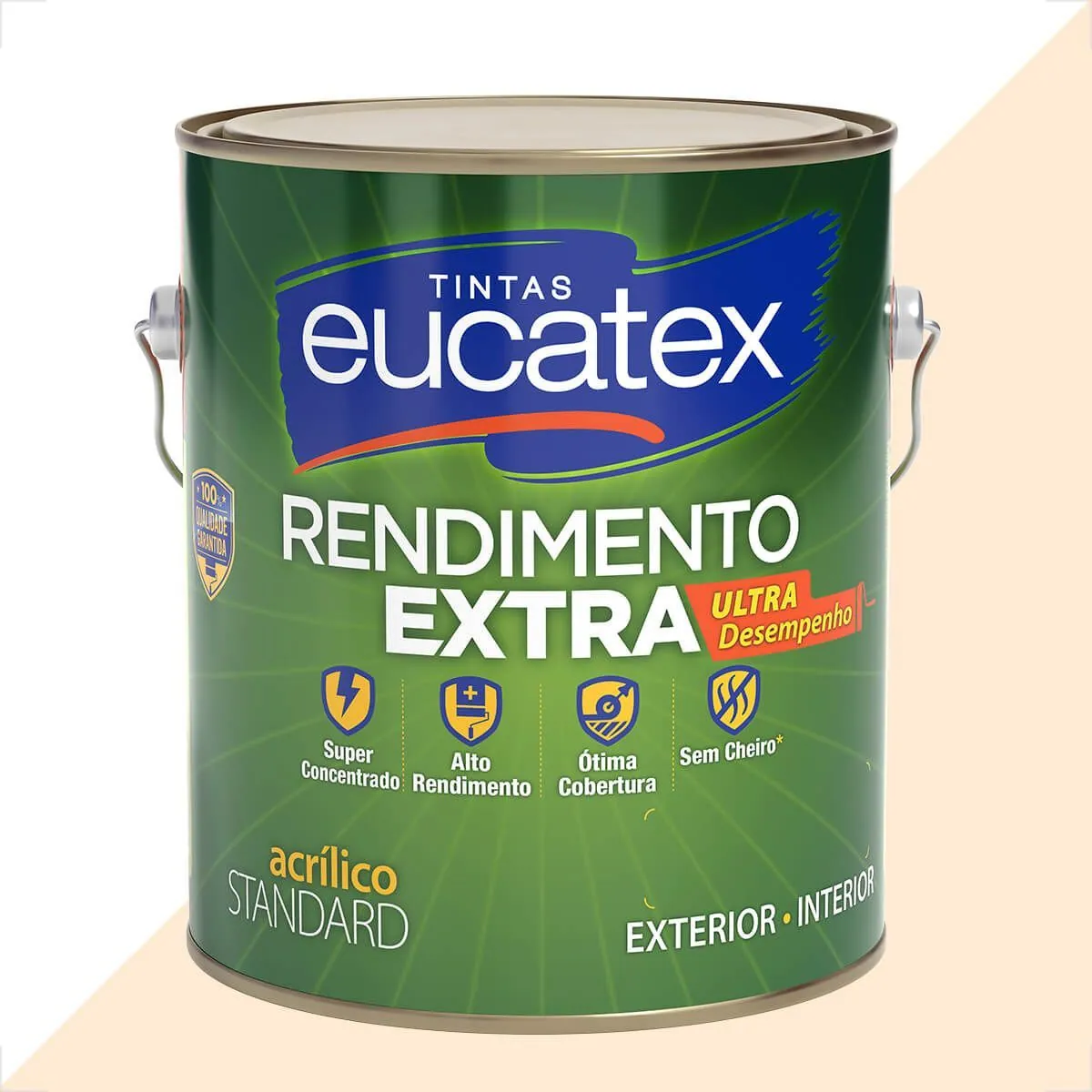 Tinta Latex Eucatex Rendimento Extra Perola 3600ml
