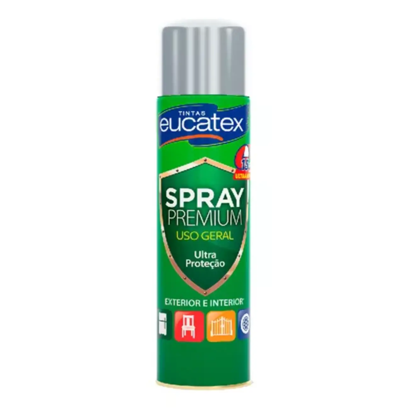 Spray Eucatex Metalizado Prata