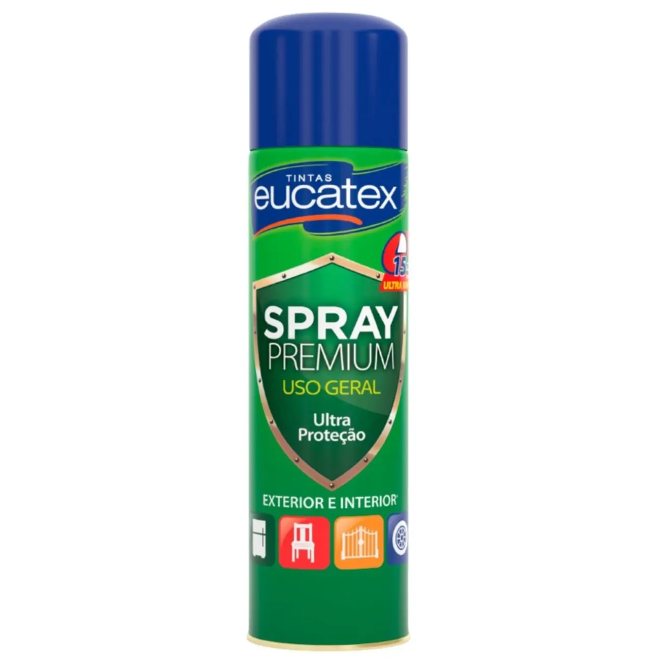 Preta - Euc Spray Metalizado Preta (bs) - Tubo