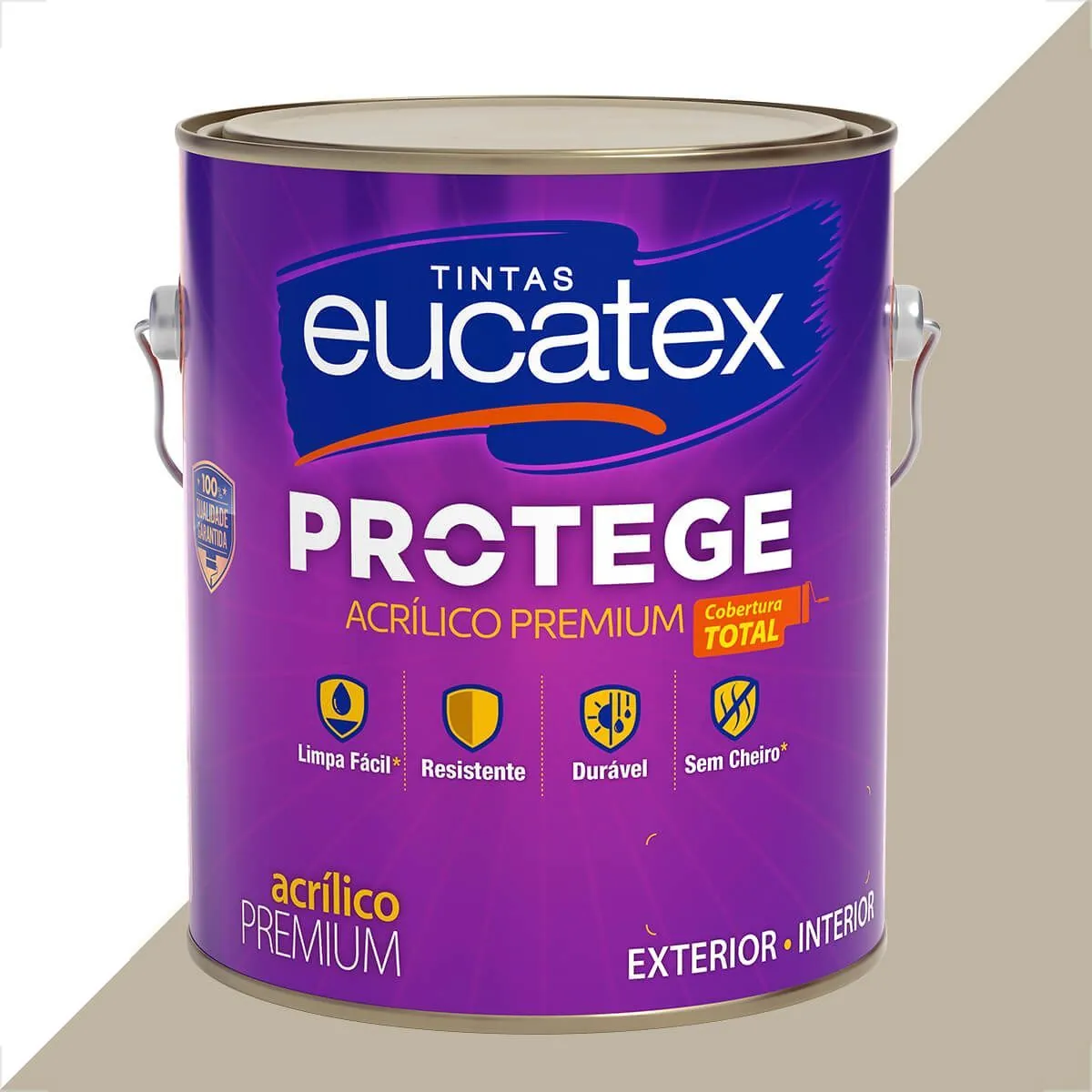 Tinta Latex Eucatex Protege Acrilico Premium Fosco Corda 3600ml