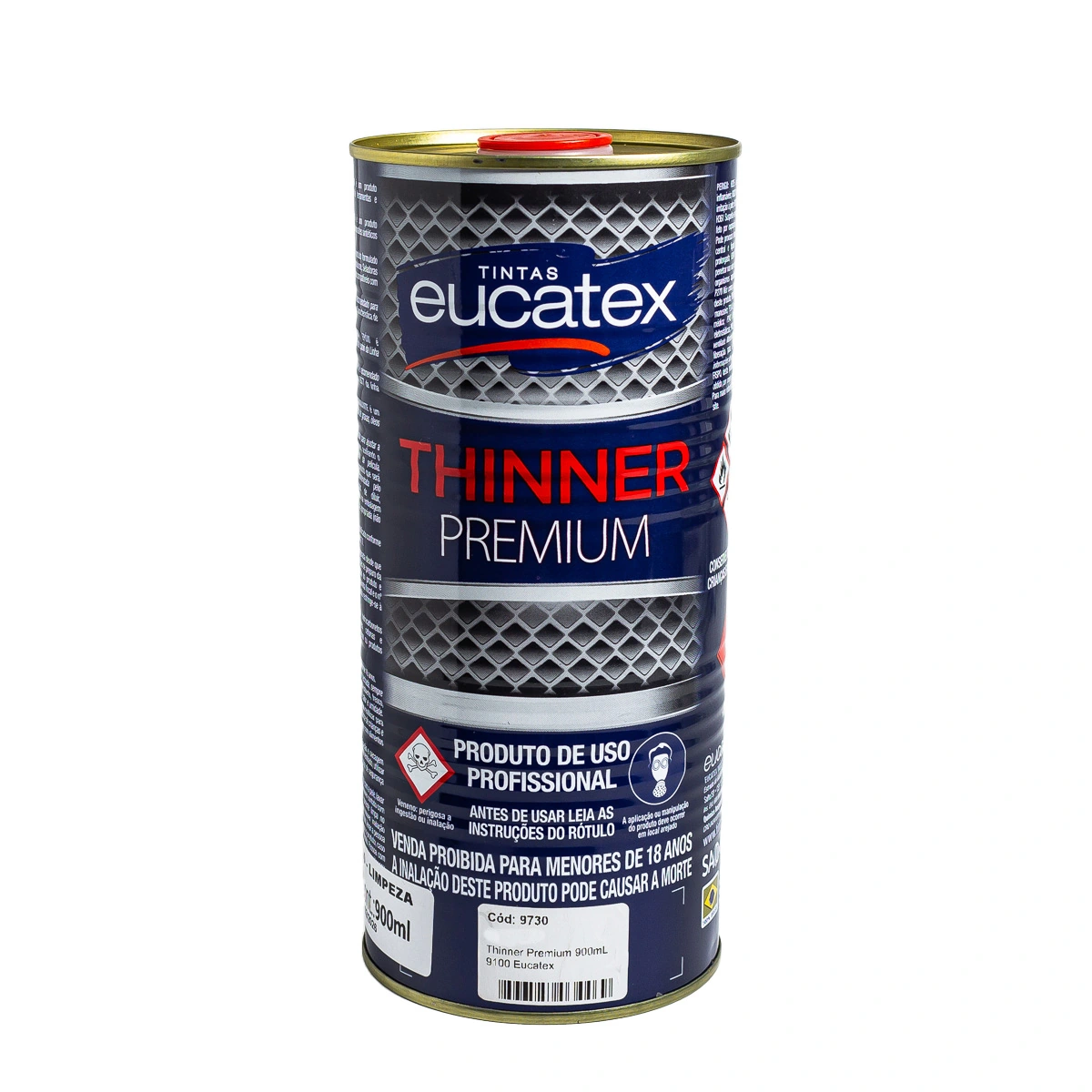 Thinner Uso Geral Eucatex Ref 9100 900ml