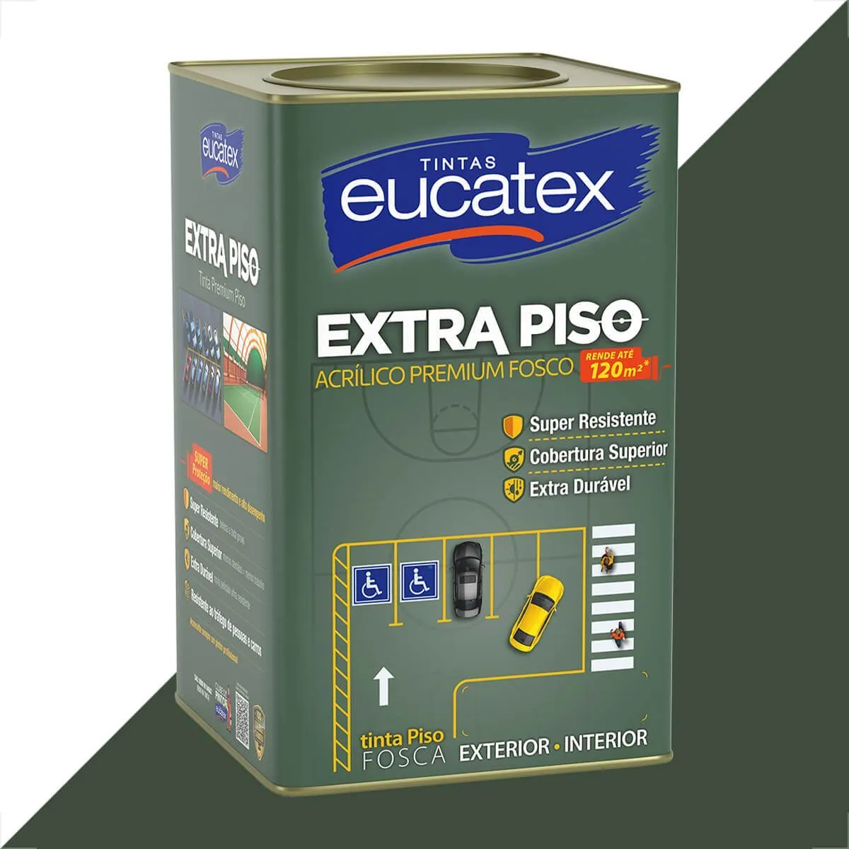 Eucatex Extra Piso Cinza Escuro 18l