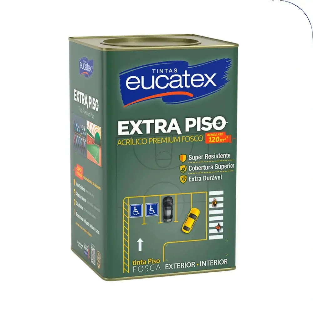 Eucatex Extra Piso Branco 18l Palha Rm