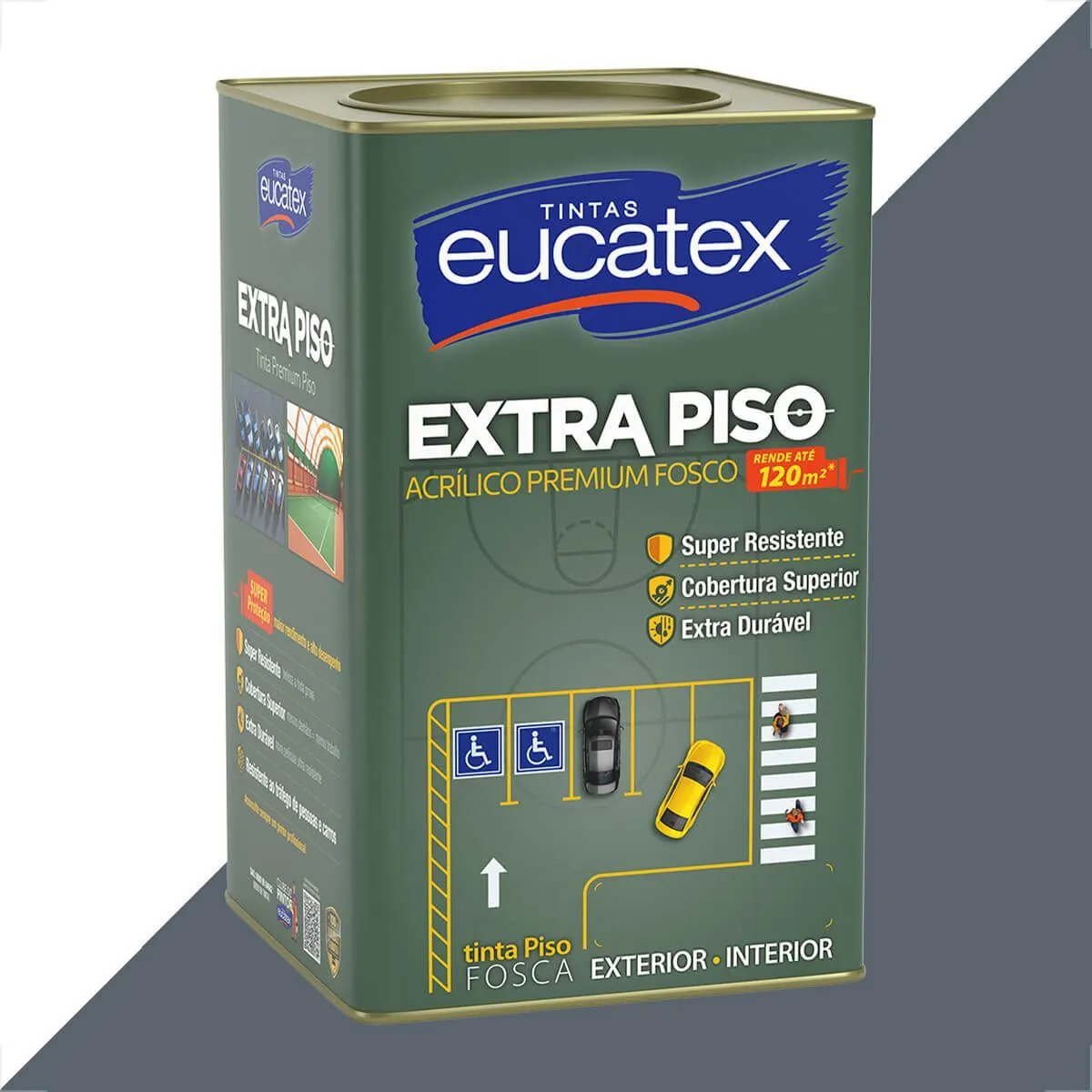 Eucatex Extra Piso Cinza 18l