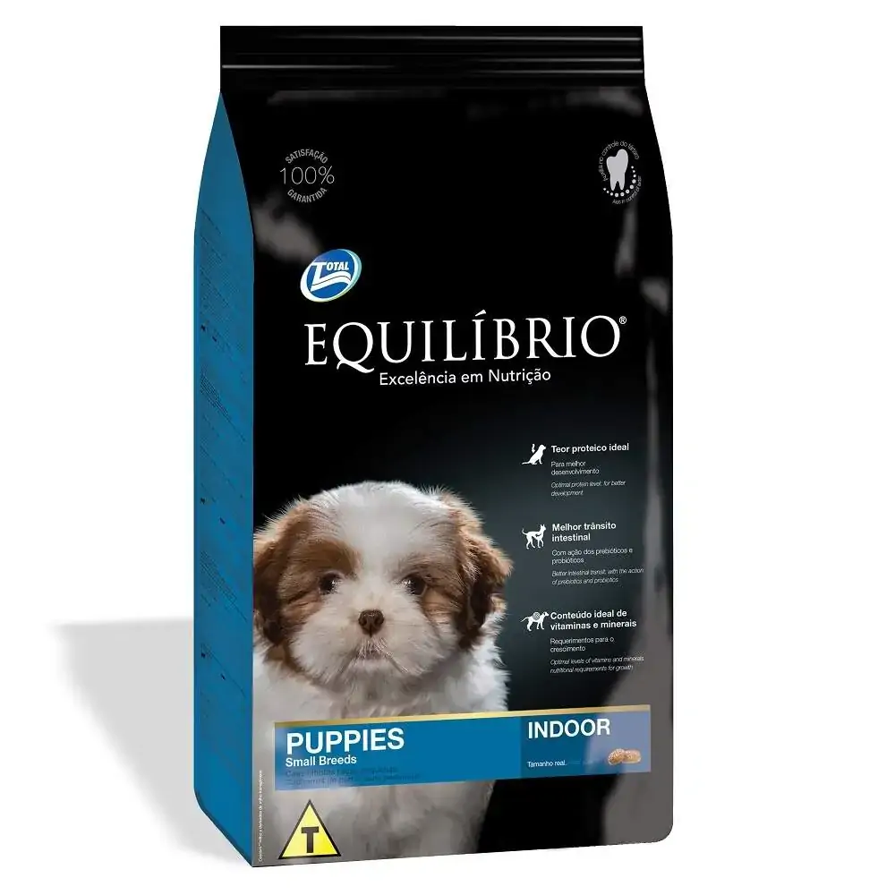 Ração Equilíbrio Para Cães Filhotes De Raças Pequenas 2kg Total Alimentos