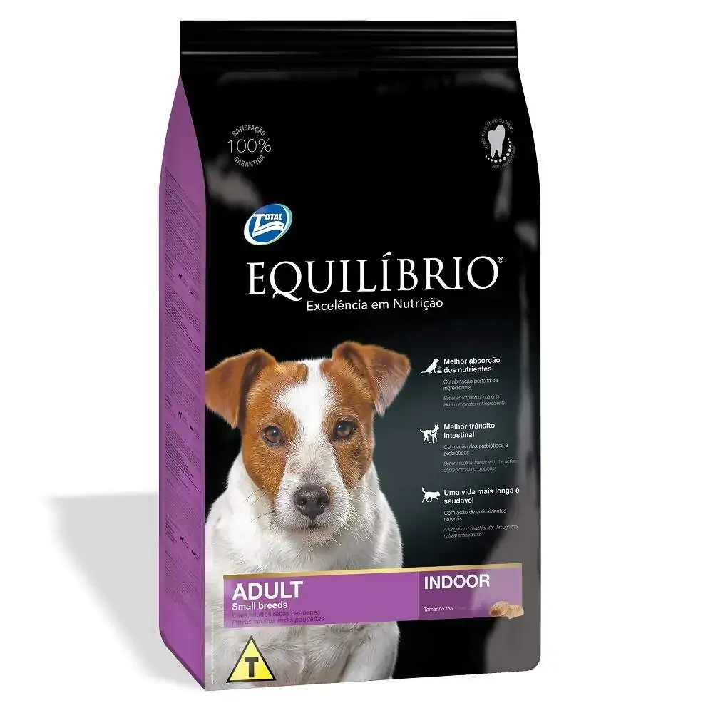 Total Alimentos Total Equilíbrio Equilíbrio Cães Adultos Raças Pequenas Pacote 2 Kg