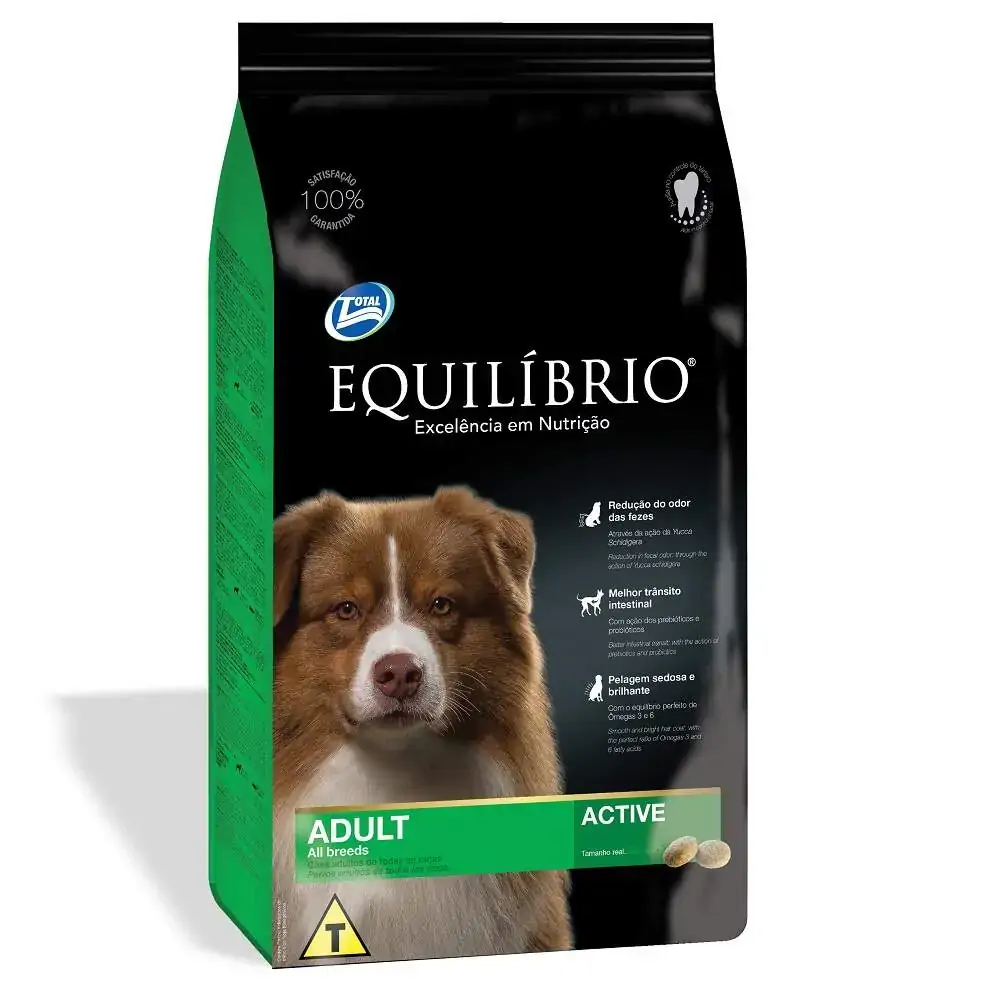 Ração Equilíbrio Cães Adultos Total Alimentos 2 Kg