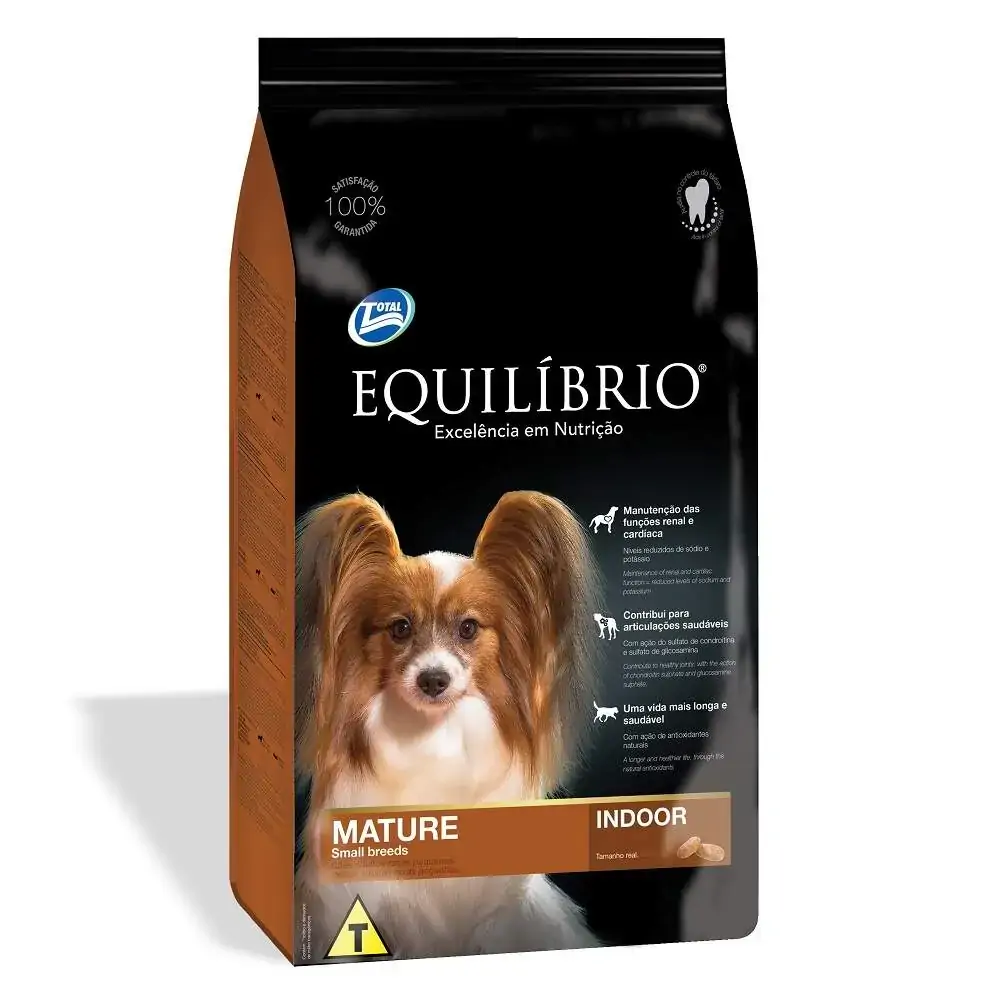 Ração Equilíbrio Mature Active Para Cães Adultos De Raças Pequenas 2kg