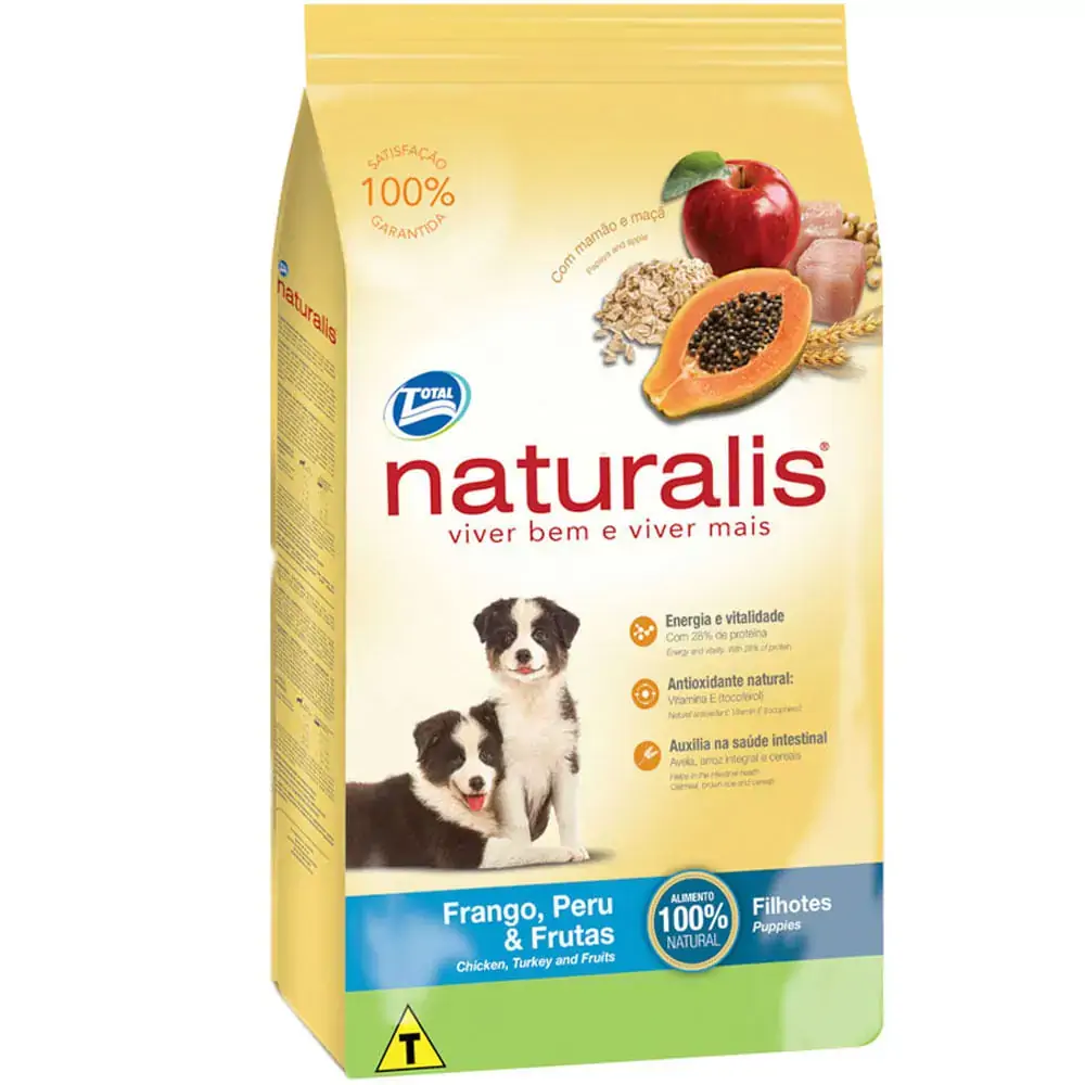 Racao Frango C/ Peru Filhote 2kg Naturalis Total