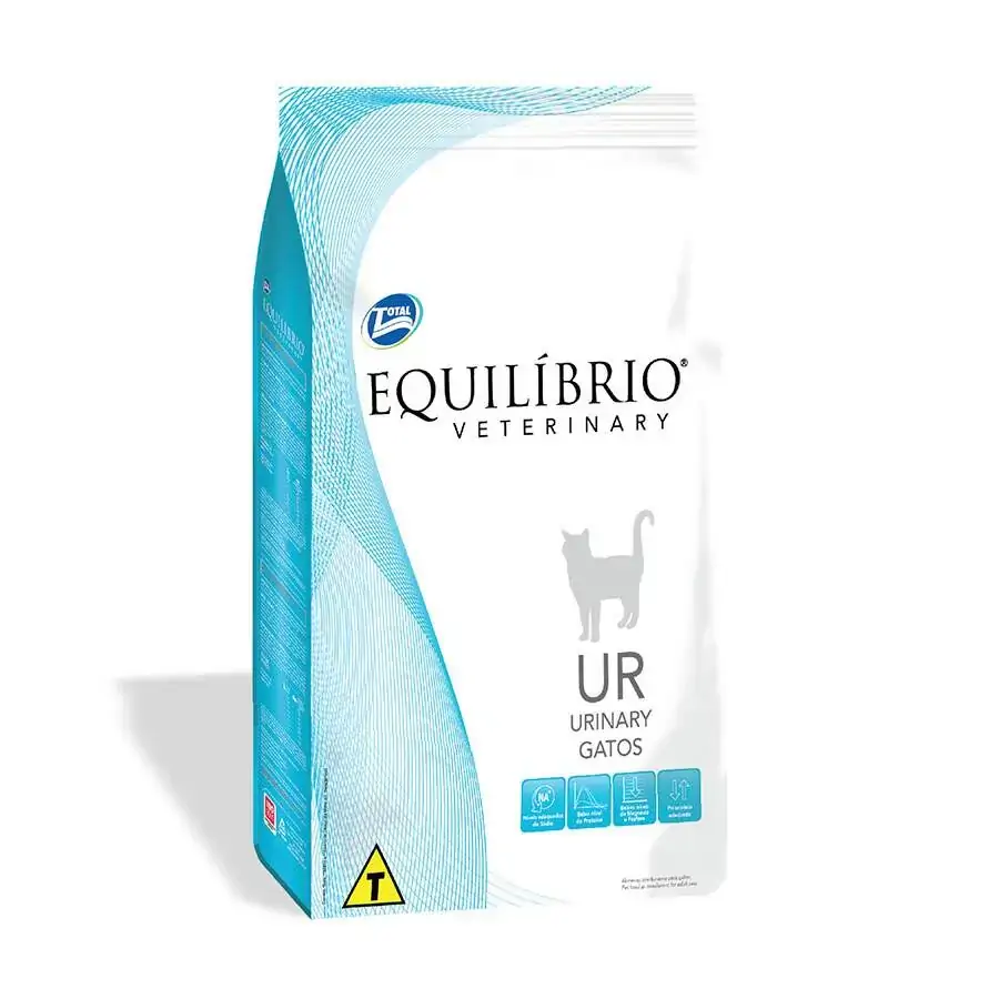 Ração Equilíbrio Veterinary Urinary Para Gatos Adultos