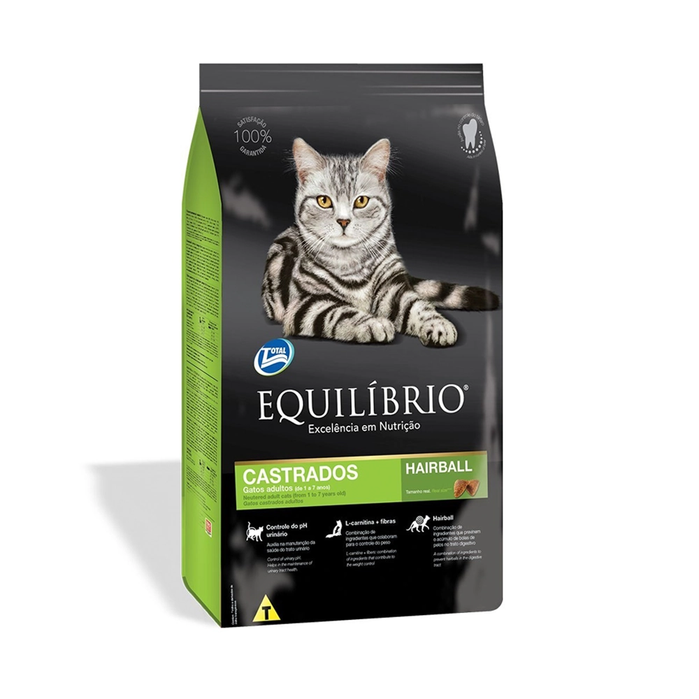 Ração Total Equilíbrio Para Gatos Castrados Adultos De 1 A 7 Anos 7.5 Kg