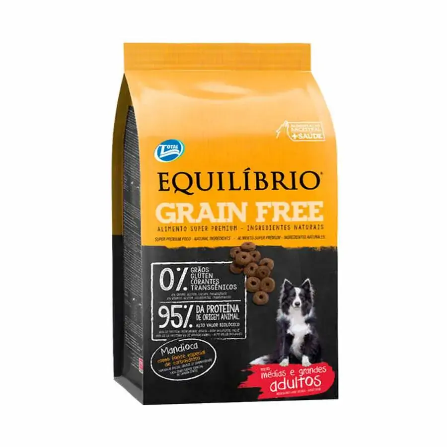 Equilíbrio Grain Free Para Cães Adultos De Raças Médias A Grandes