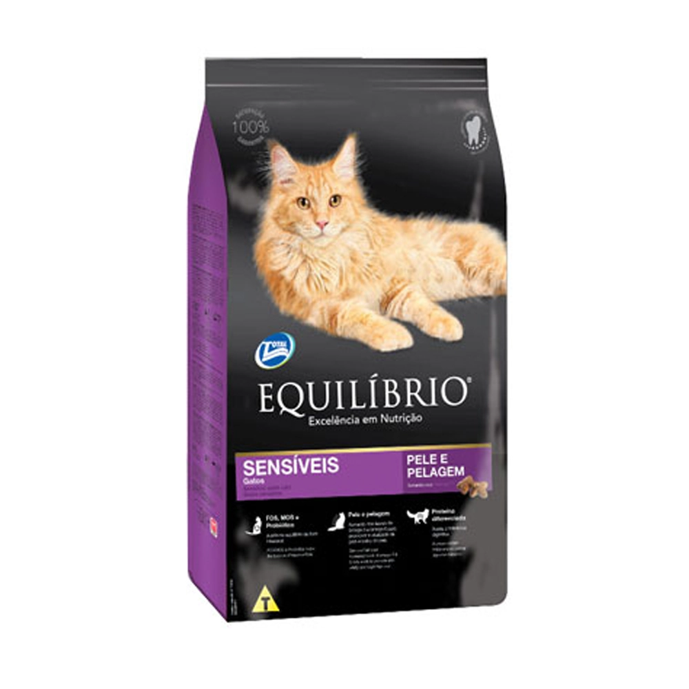 Ração Equilíbrio Para Gatos Sensíveis 1,5kg
