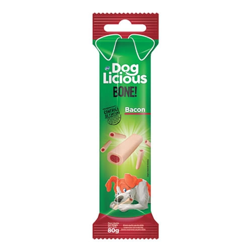 Petisco Dog Licious Bone Bacon 80g