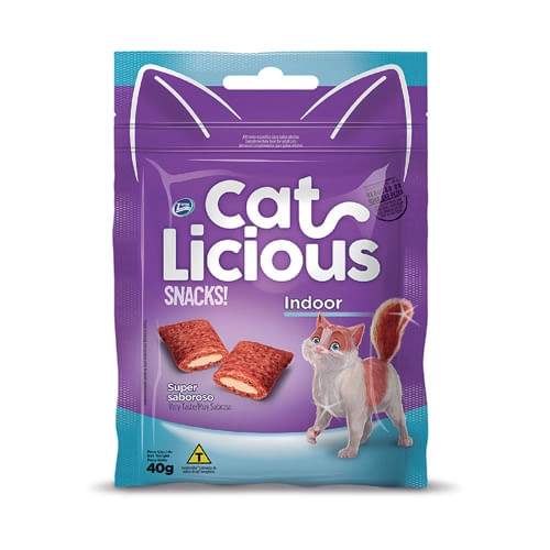 Snack Catlicious Gatos Adultos Indoor 40g