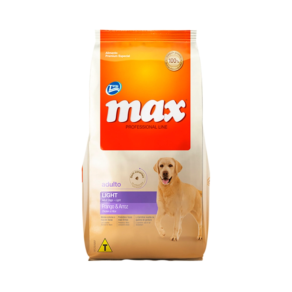 Ração Max Cães Adultos Light Frango e Arroz 2kg